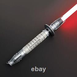 Réplique de sabre laser Star Wars Force FX Shin Hati pour duels, en métal rechargeable avec livraison DHL.