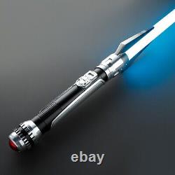 Réplique de sabre laser Star Wars Force FX pour duels intenses avec poignée en métal rechargeable.
