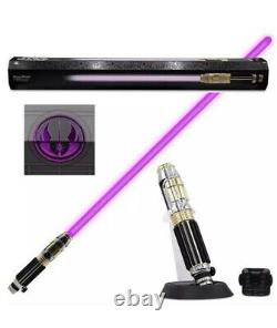 Réplique du sabre laser Star Wars Mace Windu Legacy testée par Galaxy Edge Disney