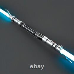 Réplique du sabre laser de Star Wars Savage Opress avec poignée en métal rechargeable pour les duels.