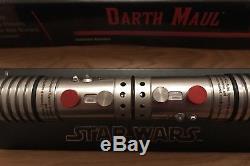 Répliques De Maître Star Wars Darth Maul Force Fx Double Sabre Laser
