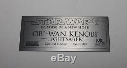 Répliques De Maîtres Obi-wan Lightsaber Edition Limitée Star Wars Anh Sw-109 Epi 4