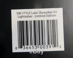 Répliques De Maîtres Star Wars Luke Skywalker Ep6 V2 Version 2 Sabre Laser Sw-171 Mib