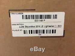 Répliques De Maîtres Star Wars Luke Skywalker Sabre Laser Anh Signé Mark Hamill