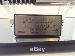 Répliques Maître Star Wars Luke Skywalker Rotj Lightsaber Elite Edition # 314/750