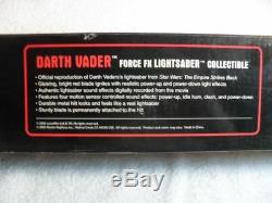 Répliques Maîtres Star Wars Force Fx Darth Vader Red Electronic Saber 2005