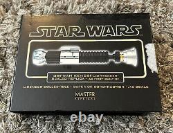 Répliques de maître Star Wars d'Obi Wan Kenobi ANH telles qu'elles ont été construites pour la première fois. 45 sabres laser.