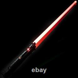 Rgb Eco Smoothswing Led Lightsaber Black Hilt 120.5cm Long Cosplay Jedi Ou Sith