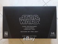 Sabre Laser Star Wars Luke Skywalker V2 Limited Répliques D'art Maître Spada Laser