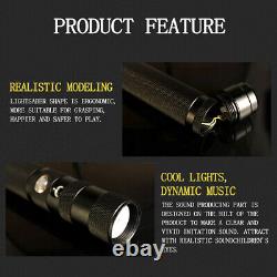 Sabre laser LED avec lumière clignotante, sabre laser en métal illuminé avec sons, jouet NON.