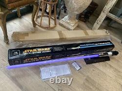 Sabre laser bleu Anakin de la collection originale 2007 de Master Replicas Star Wars en boîte