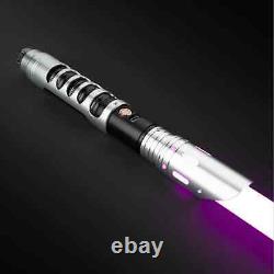 Sabre laser de combat Star Wars RGB Baselit Custom No. 109 Réplique en noir et argent