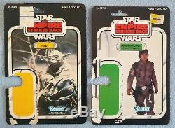 Star Wars 1980 Yoda Luke Skywalker Figurine Cardback Voler, Lumière Serpent Sabre