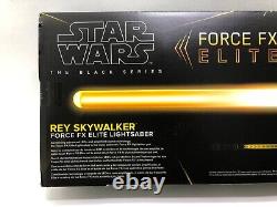 Star Wars Black Series Rey Skywalker Force Fx Elite Lightsaber (jaune)
