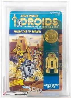 Star Wars Droids R2-d2 Pop-up Lightsaber Afa Y85