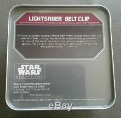 Star Wars Edge Disney Galaxy Darth Vader Lightsaber Héritage Hilt + Clip Ceinture