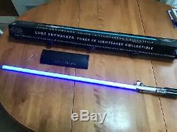 Star Wars Force Fx Lightsaber Luke Skywalker Bleu Réplique Maîtresse Sw-220 2007
