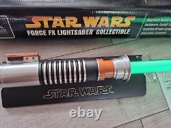 Star Wars Force Fx Lightsaber Luke Skywalker Green Master Replicas Sw-212 Rotj