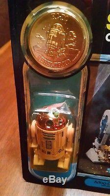 Star Wars Kenner R2-d2 Pop Lightsaber Vintage Potf Moc