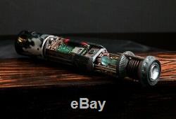 Star Wars Lightsaber & Box Tfa Luke Skywalker Esb Graflex Prop Effets Replica
