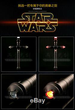 Star Wars Lightsaber Métal Combat Formation Sabre Laser Kylo Ren Barre Transversale (rouge)
