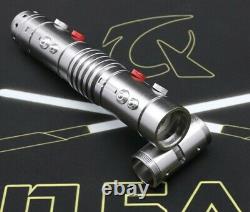 Star Wars Lightsaber Replica Force Fx Darth Maul Dueling Sliver Rgb+sound Nouveau
