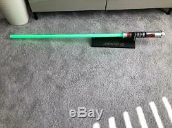 Star Wars Luke Skywalker Force Fx Light Saber Hasbro Signature Vert Rare