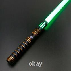 Star Wars Luke Skywalker Lightsaber Silver Metal 12 Couleurs Rgb Light Replica USA