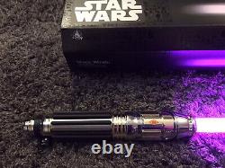 Star Wars Mace Windu Force Fx Lightsaber Galaxy Edge Collectionnable Disney Nouveau
