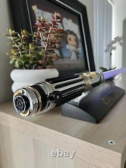 Star Wars Mace Windu Force Fx Lightsaber Master Replicas Collectable 2005 Rots 2