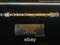 Star Wars Master Replicas Collector's Society 2005 Darth Maul 0.45 Lightsaber