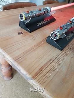 Star Wars Master Replicas Force Fx Lightsaber Sw-214 Darth Maul Double Sabre