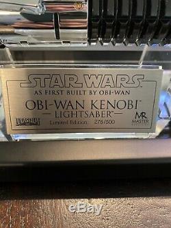 Star Wars Master Replicas Obi-wan Kenobi Construite Lightsaber 276/500