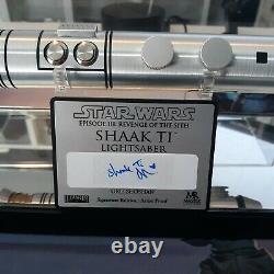 Star Wars Master Replicas Style Rots Shaak-ti Lightsaber Edition Signature