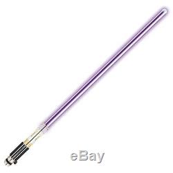 Star Wars Purple Blade Mace Windu Fx Lightsaber Battle Sound Arme Réplique -new