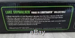 Star Wars Rotj Répliques Master Force Fx Luke Skywalker Green Sabre Laser Sw-212