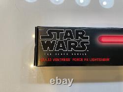Star Wars The Black Series Asajj Ventress Force Fx Red Lightsaber Disney Hasbro