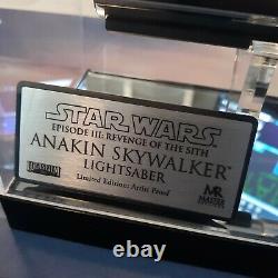 Sw Ep III Rots Master Replicas Anakin Skywalker Lightsaber Le