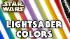 Tout Lightsaber Couleur Significations Star Wars Expliqué