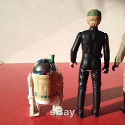 Vintage Star Wars Dernier Lot De 17 Gunner Luke Poncho Lando R2d2 Pop-up Light Sabre