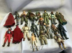 Vtg Années 1970-80 Star Wars Action Figures Collection Armes Et Accessoires Lot