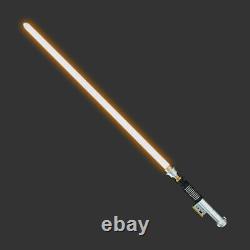 Ydd Luke Skywalker Style Battle Ready Sabre Laser Métallique 16 Couleurs Rgb & Sound Fx