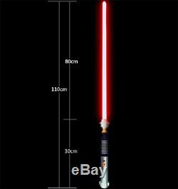 Ydd Star Wars Lightsaber Luke Skywalker Replica Argent Métal 16 Couleurs Rvb Lumière